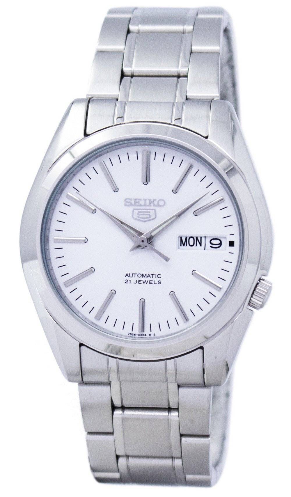Seiko 5 SNKL41K1 Silver Stainless Automatic Watch Men-Watch Portal Philippines