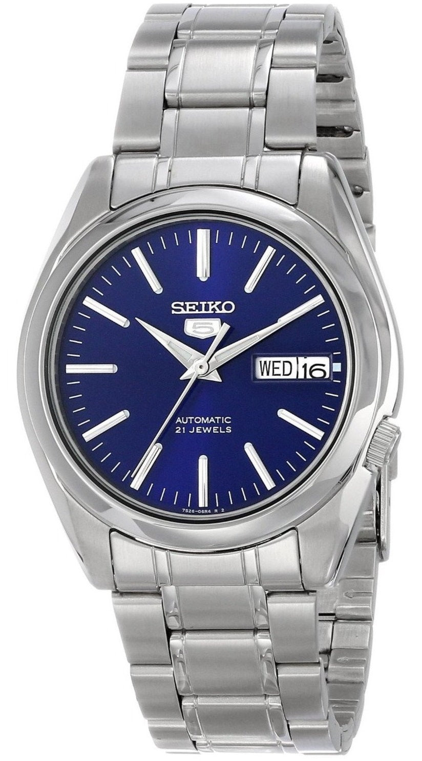 Seiko 5 SNKL43K1 Silver Stainless Automatic Watch Men-Watch Portal Philippines