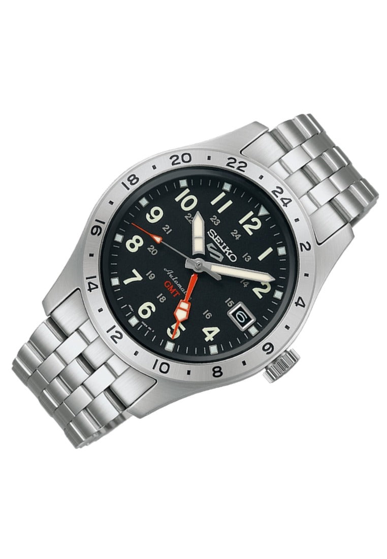 Seiko 5 Sports GMT Automatic Stainless Steel Strap Watch for Men SSK023K1-Watch Portal Philippines