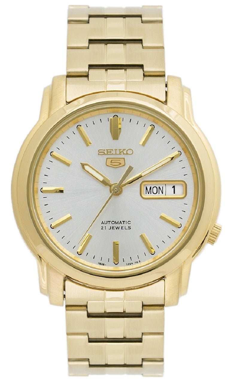 Seiko 5 Sports SNKK74K1 Gold Stainless Automatic Watch for Men-Watch Portal Philippines