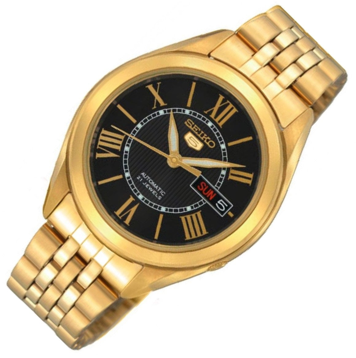 Seiko 5 Sports SNKL40K1 Gold Stainless Automatic Watch for Men-Watch Portal Philippines