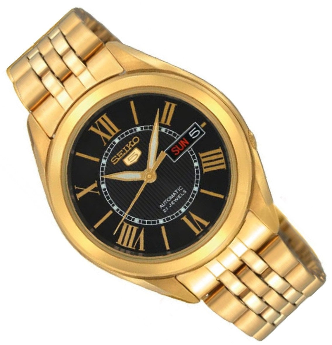 Seiko 5 Sports SNKL40K1 Gold Stainless Automatic Watch for Men-Watch Portal Philippines