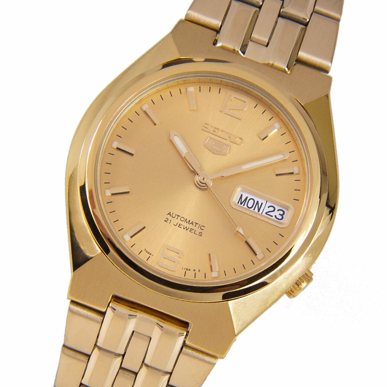 Seiko 5 Sports SNKL64K1 Gold Stainless Automatic Watch for Men-Watch Portal Philippines