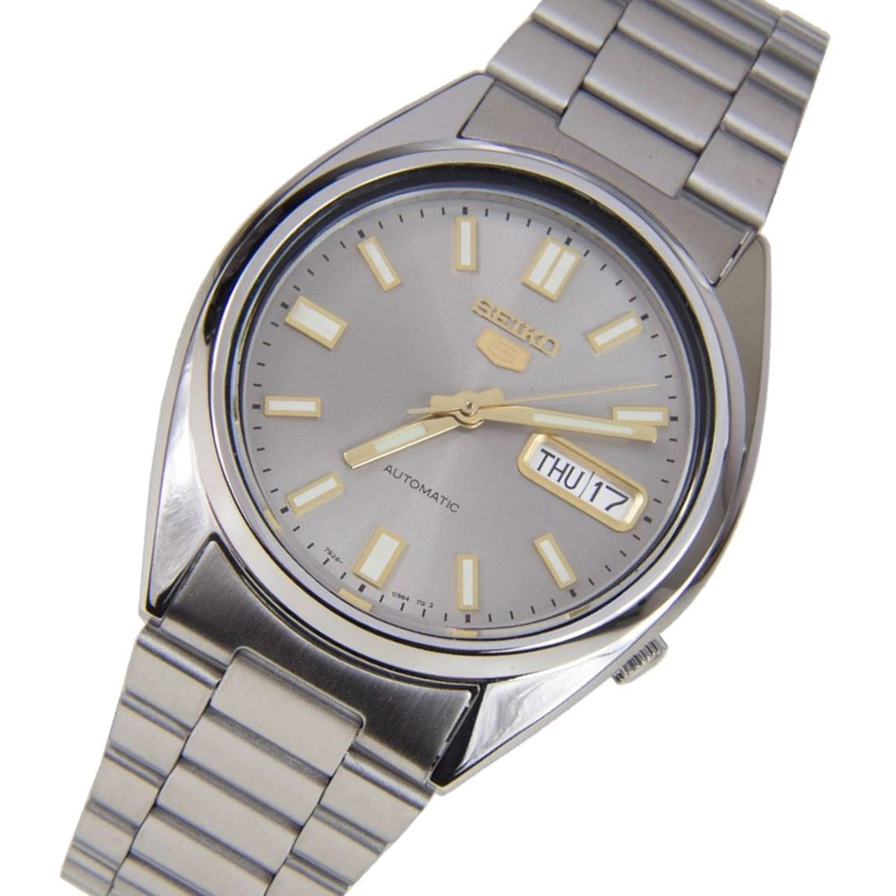 Seiko 5 Sports SNXS75K Silver Stainless Automatic Watch for Men-Watch Portal Philippines