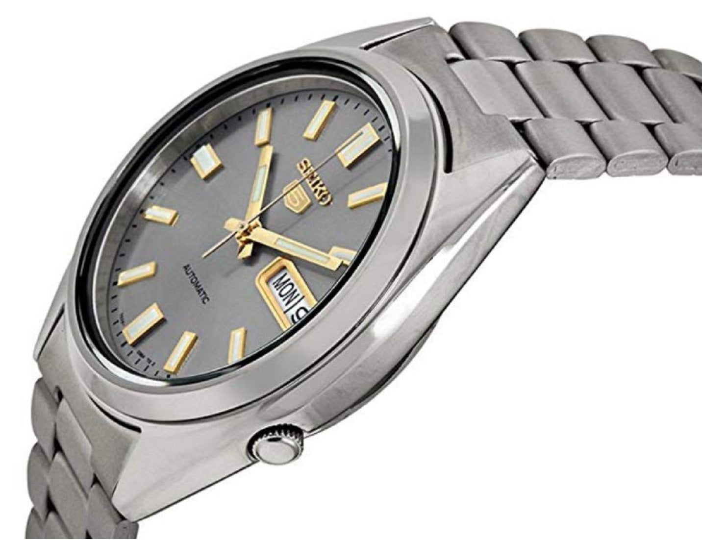 Seiko 5 Sports SNXS75K Silver Stainless Automatic Watch for Men-Watch Portal Philippines