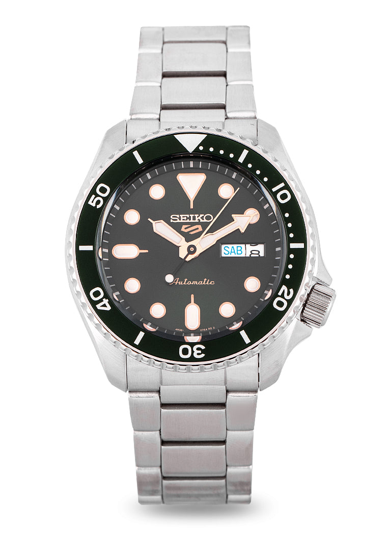 Seiko 5 Sports SRPD63K1 Automatic Stainless Steel Strap Watch For Men-Watch Portal Philippines