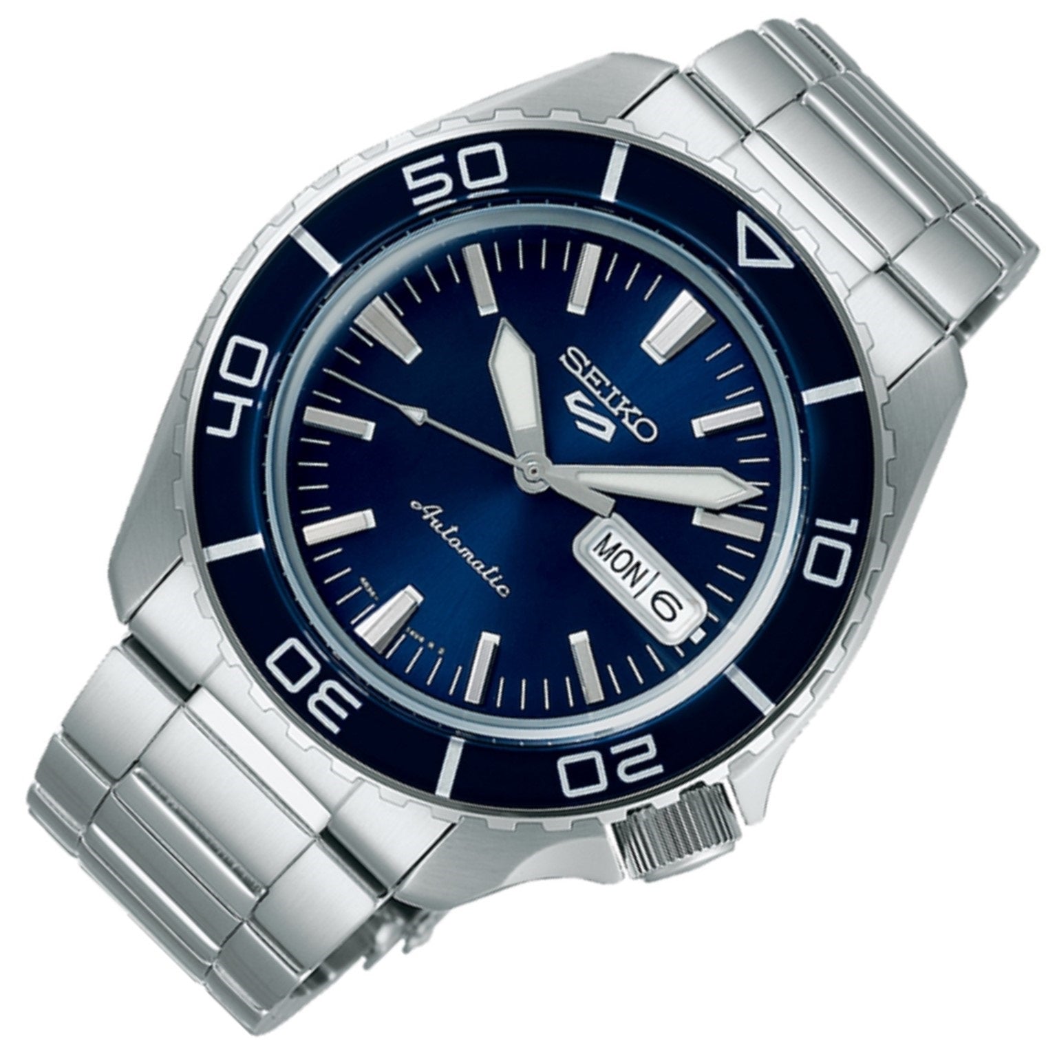 Seiko 5 Sports SRPK97K1 SNZH5 Reissue Blue Fathoms Automatic Watch for Men-Watch Portal Philippines