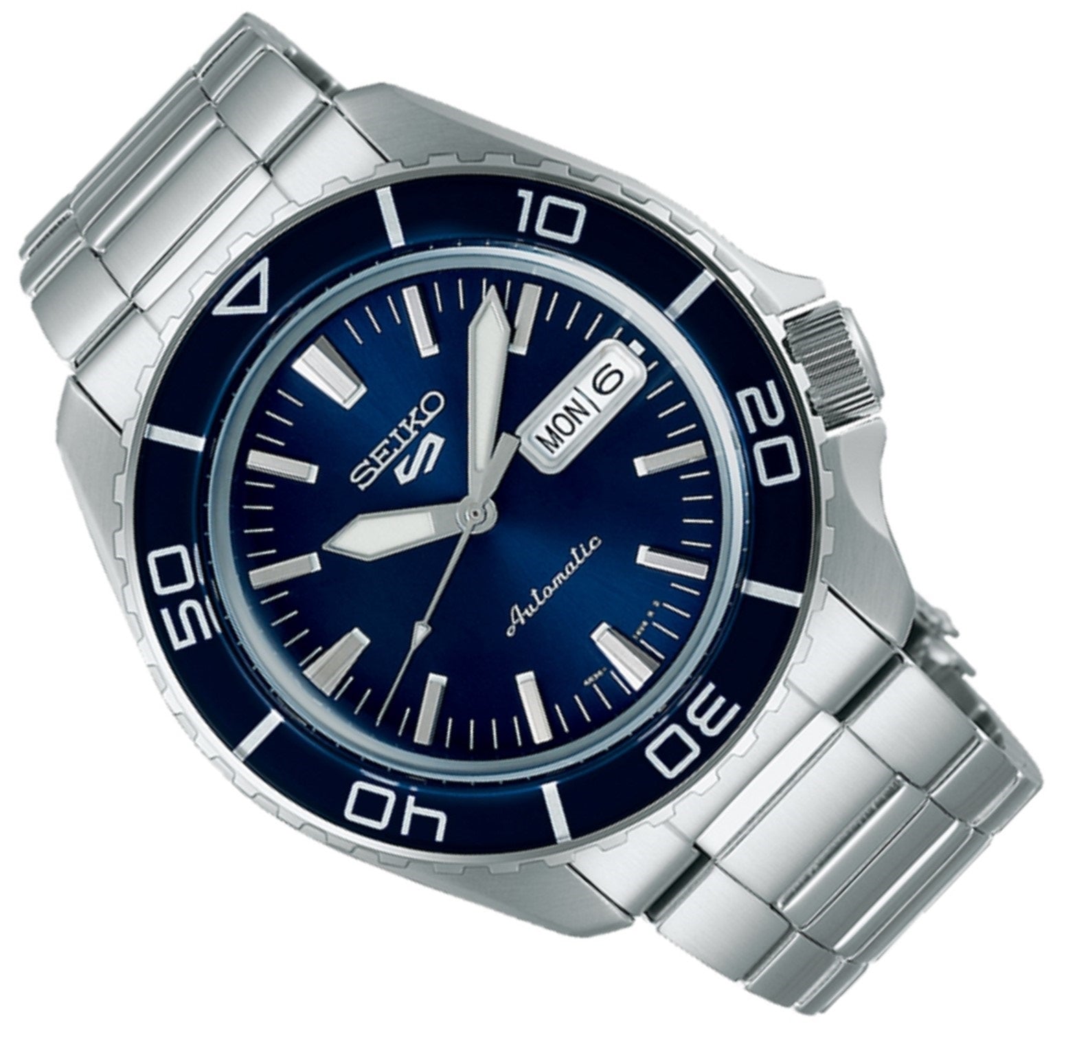Seiko 5 Sports SRPK97K1 SNZH5 Reissue Blue Fathoms Automatic Watch for Men-Watch Portal Philippines
