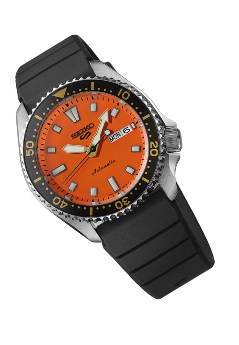 Seiko 5 Sports SRPL89K1 Automatic Rubber Strap Watch for Men-Watch Portal Philippines