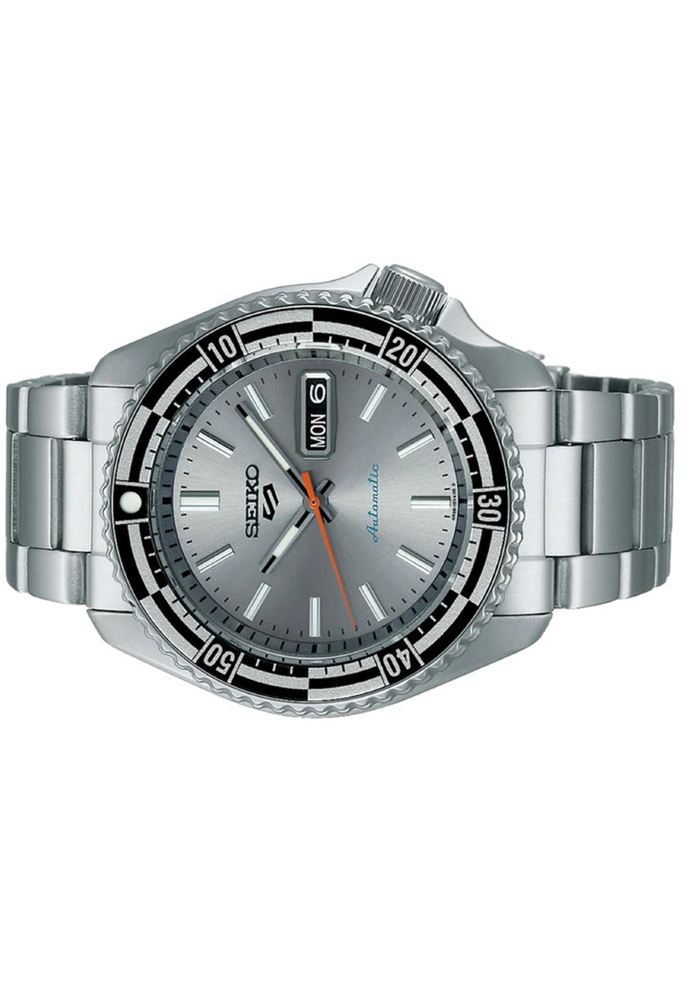 Seiko 5 Sports SRPM09K1 Rally Driver Stainless Steel Strap Automatic Watch for Men-Watch Portal Philippines