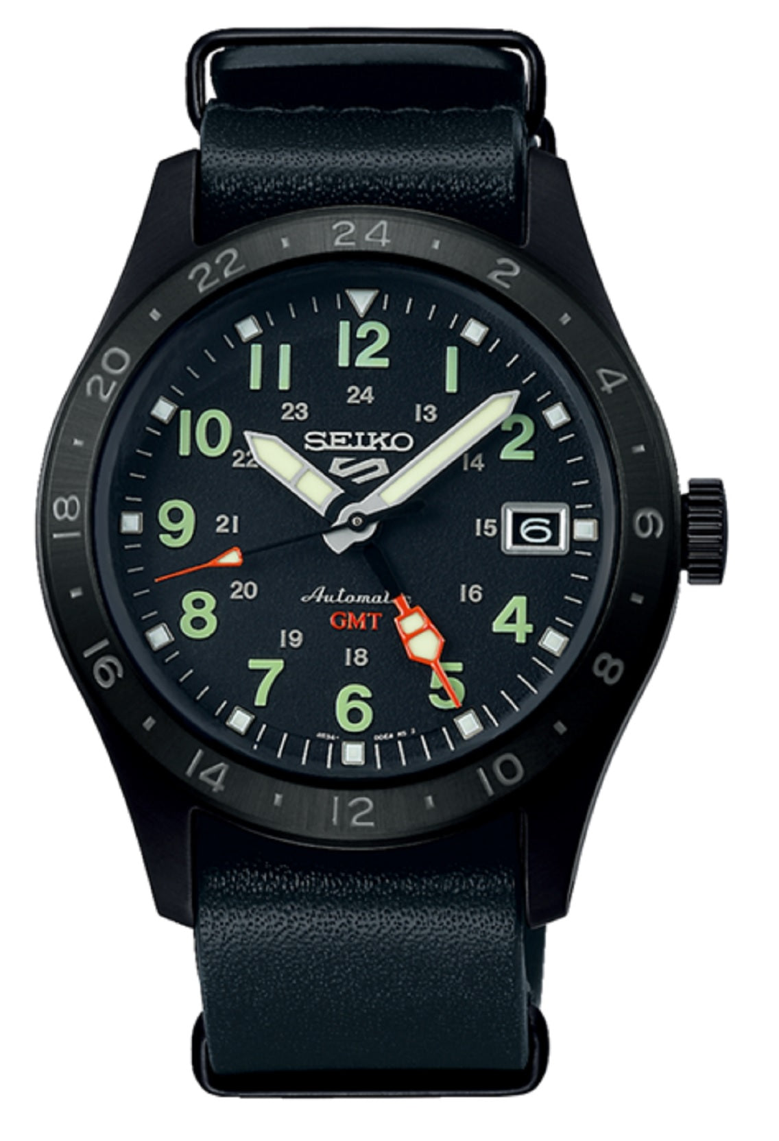Seiko 5 Sports SSK025K1 GMT Field Deception Automatic Watch for Men-Watch Portal Philippines