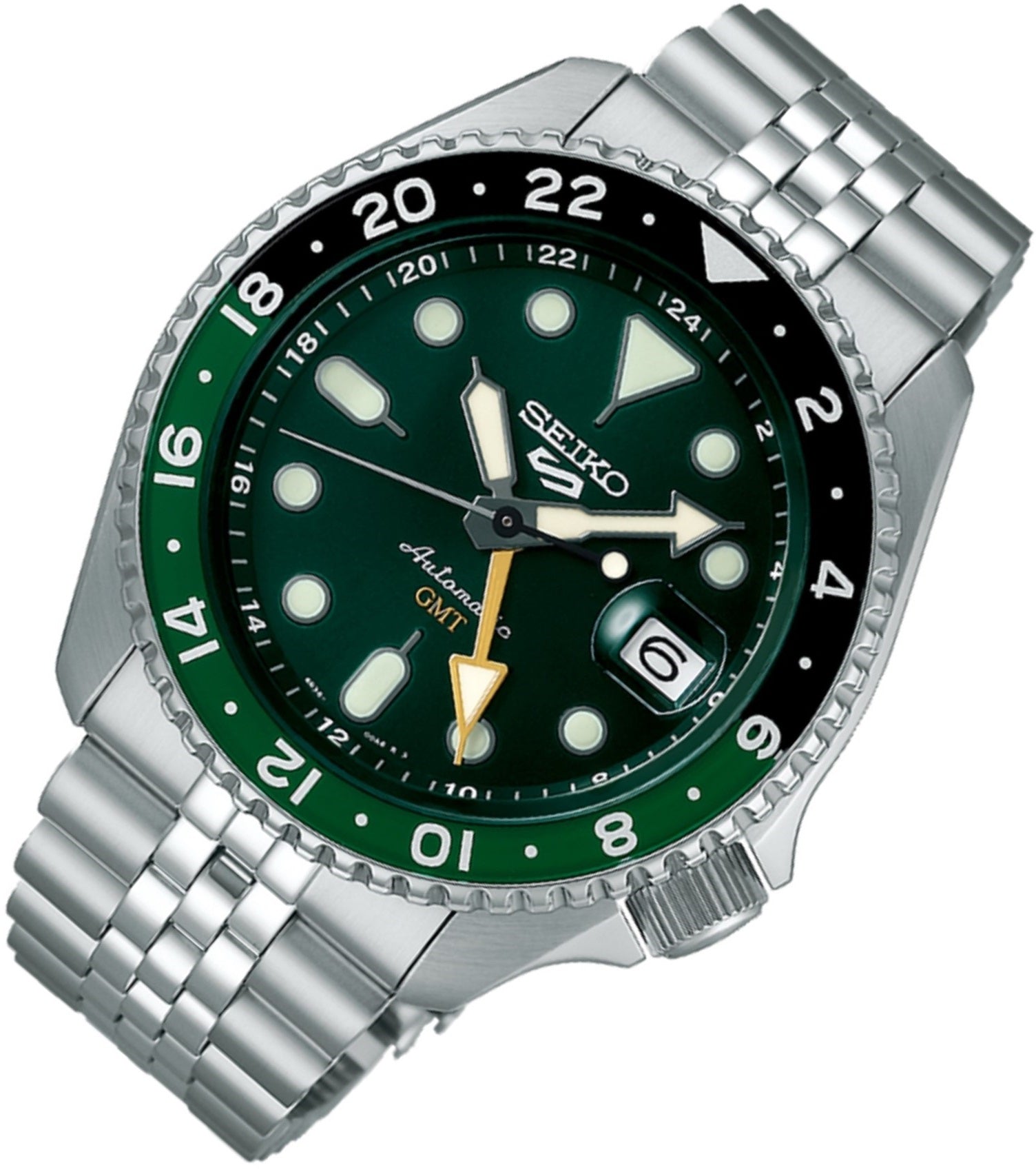 Seiko 5 Sports SSK035K1 Green SKX GMT Automatic Watch-Watch Portal Philippines