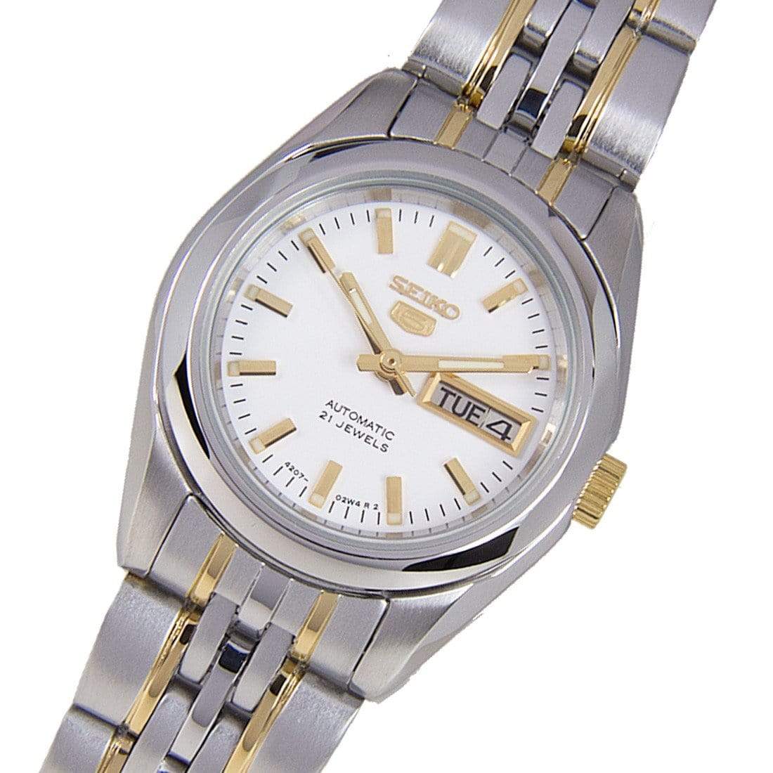 Seiko 5 Sports SYMA35K1 Two Tone Automatic Watch for Women-Watch Portal Philippines