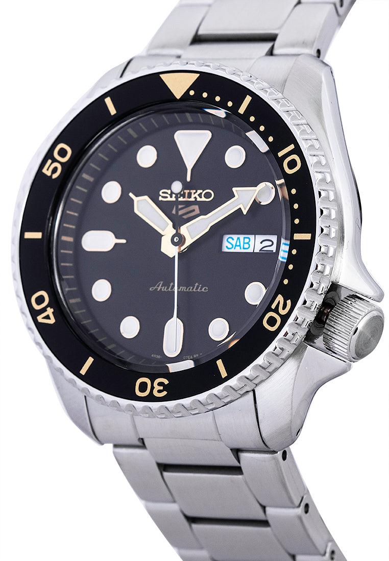 Seiko 5 SRPD57K1 Sports Silver Stainless Automatic Watch for Men-Watch Portal Philippines