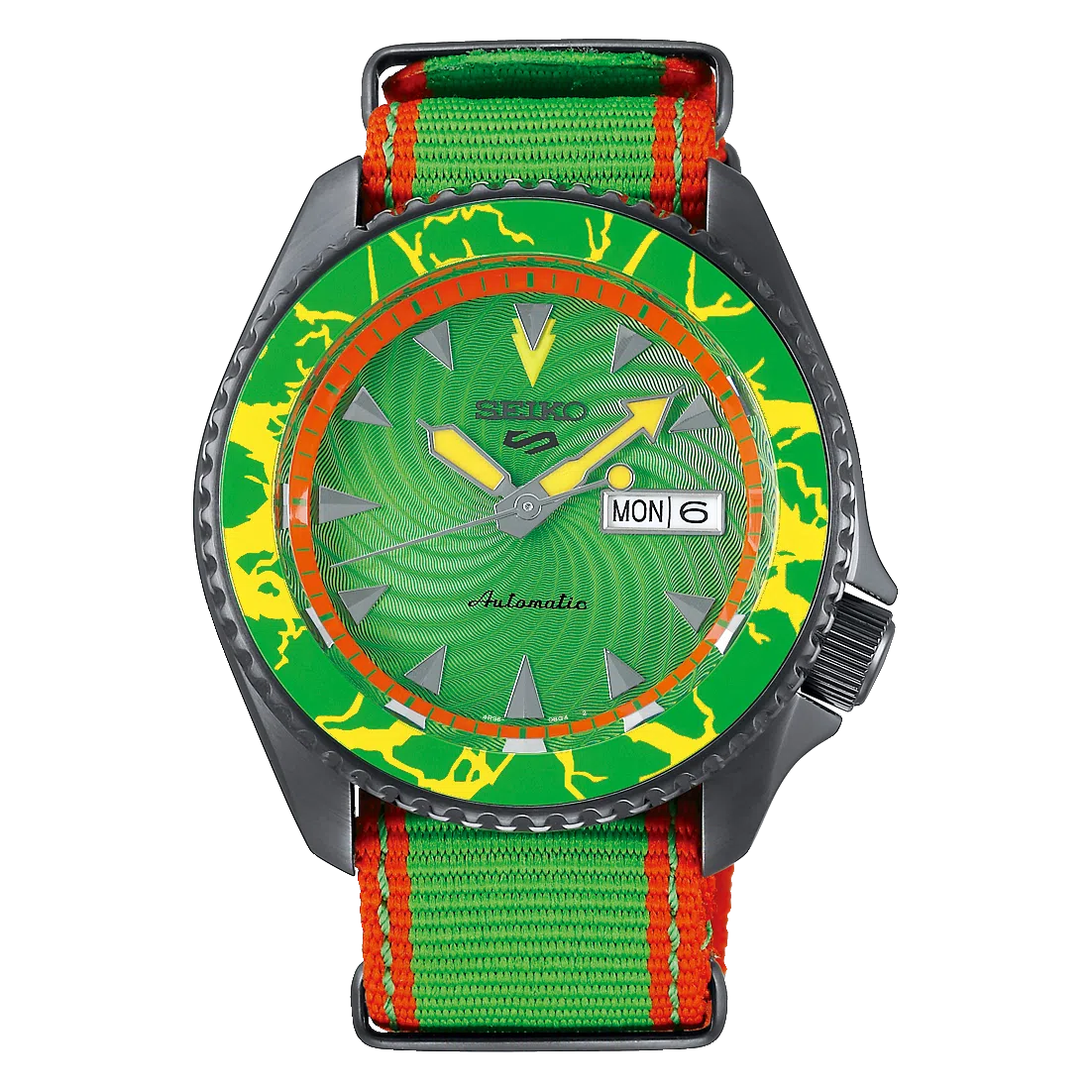 Seiko 5 SRPF23K1 Street Fighter "Blanka" Automatic Watch for Men's-Watch Portal Philippines