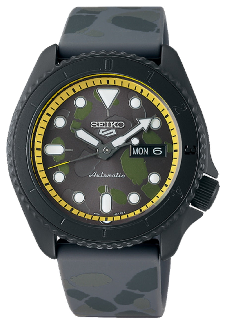 Seiko 5 SRPH69K1 Sports One Piece Sanji Limited Edition Automatic Watch Men-Watch Portal Philippines