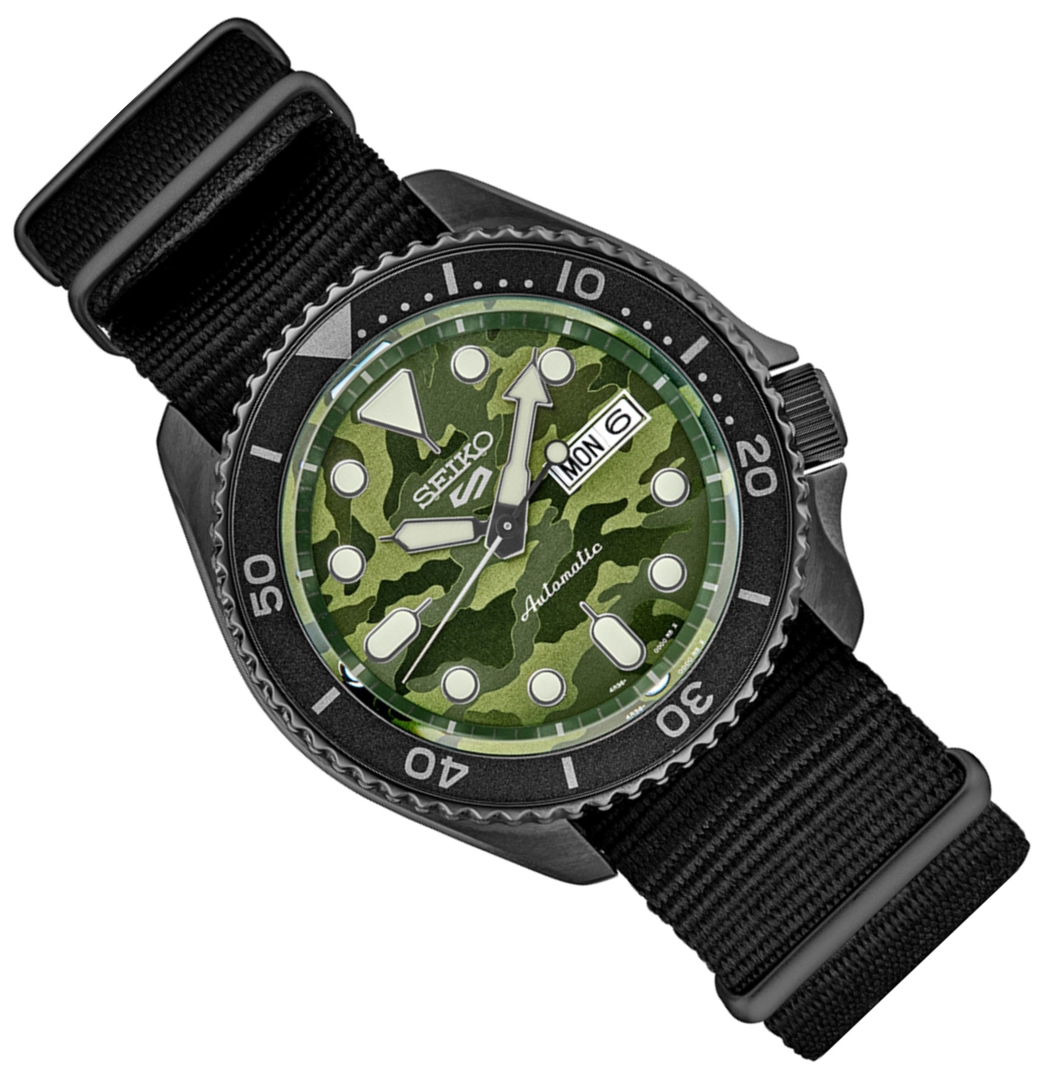 Seiko 5 SRPJ37K1 Sports Green Camou Automatic Watch-Watch Portal Philippines