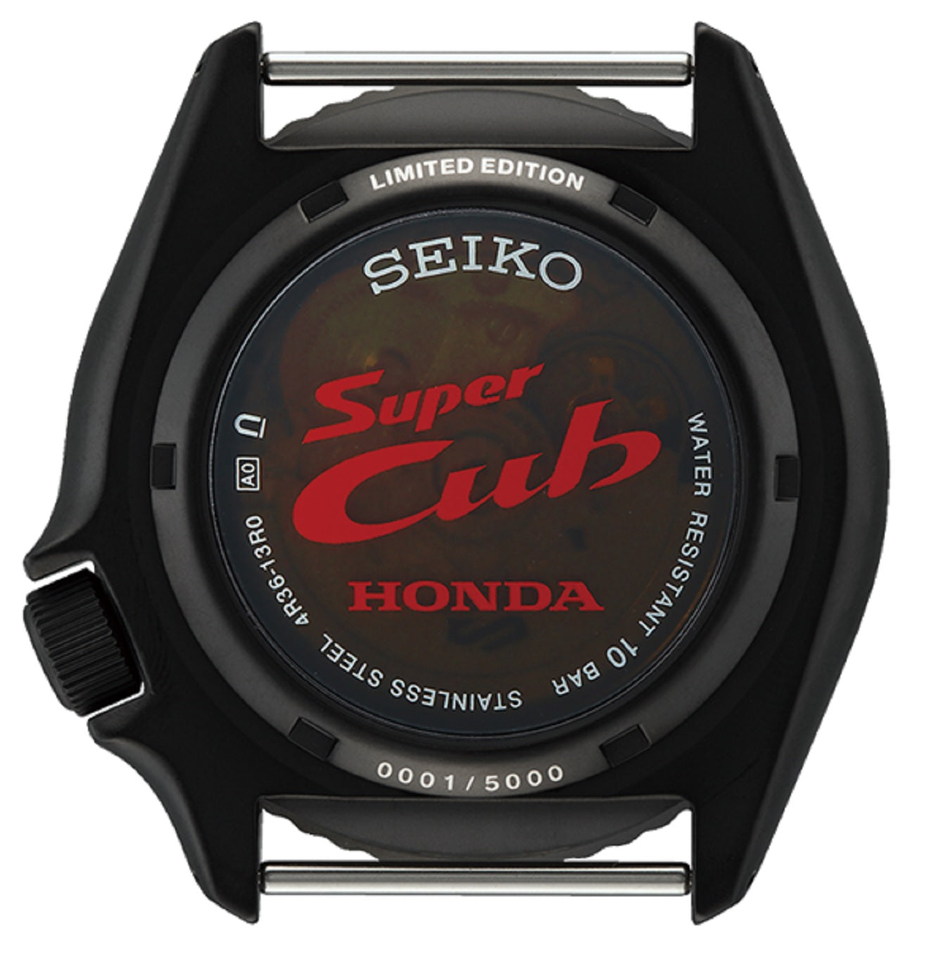 Seiko 5 SRPJ75K1 Sports Honda Super Cub Limited Edition Automatic Watch-Watch Portal Philippines