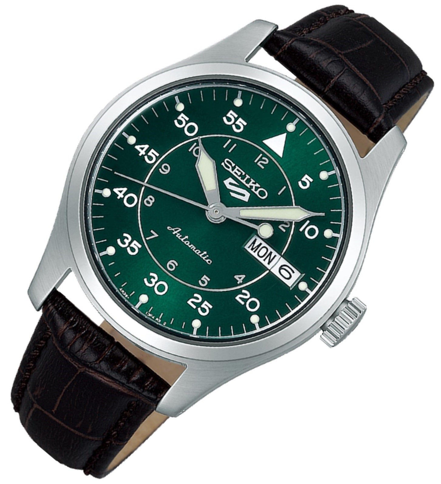 Seiko 5 SRPJ89K1 Sports Kelly Green Flieger Suit Style Automatic Watch for Men-Watch Portal Philippines