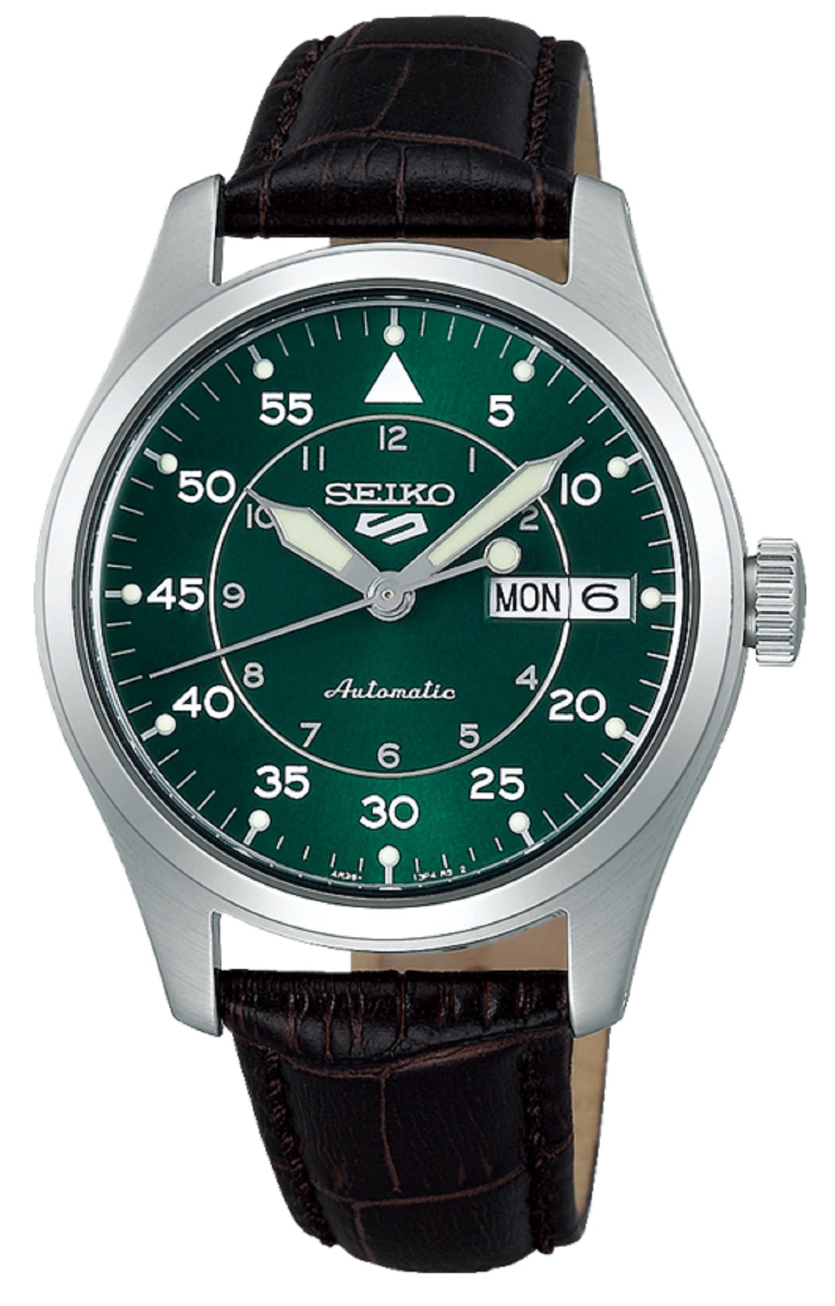 Seiko 5 SRPJ89K1 Sports Kelly Green Flieger Suit Style Automatic Watch for Men-Watch Portal Philippines