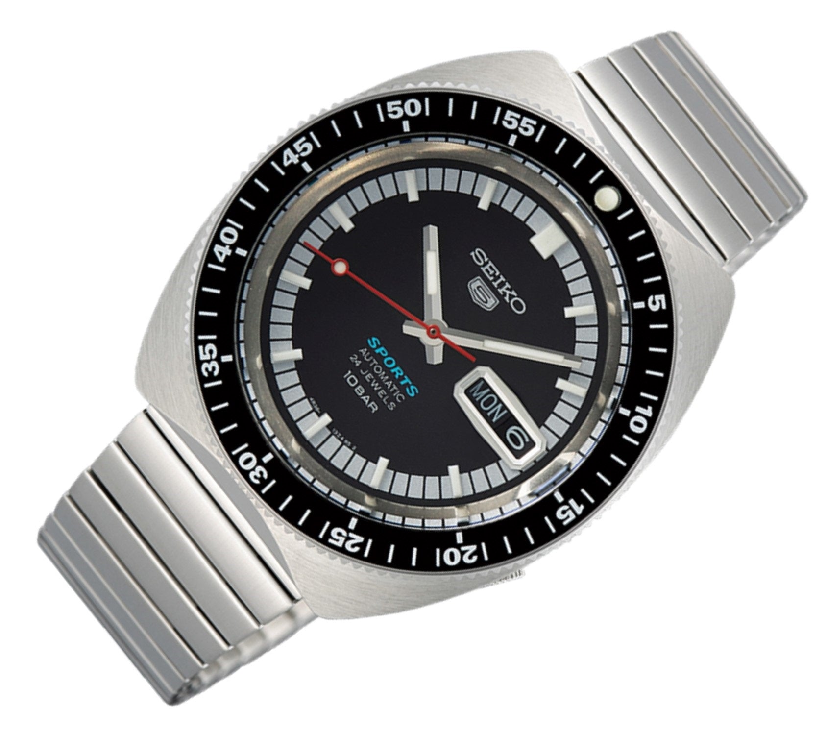 Seiko 5 SRPK17K1 Sports 55th Anniversary Limited Ed 1968 Re-creation Automatic Watch for Men-Watch Portal Philippines