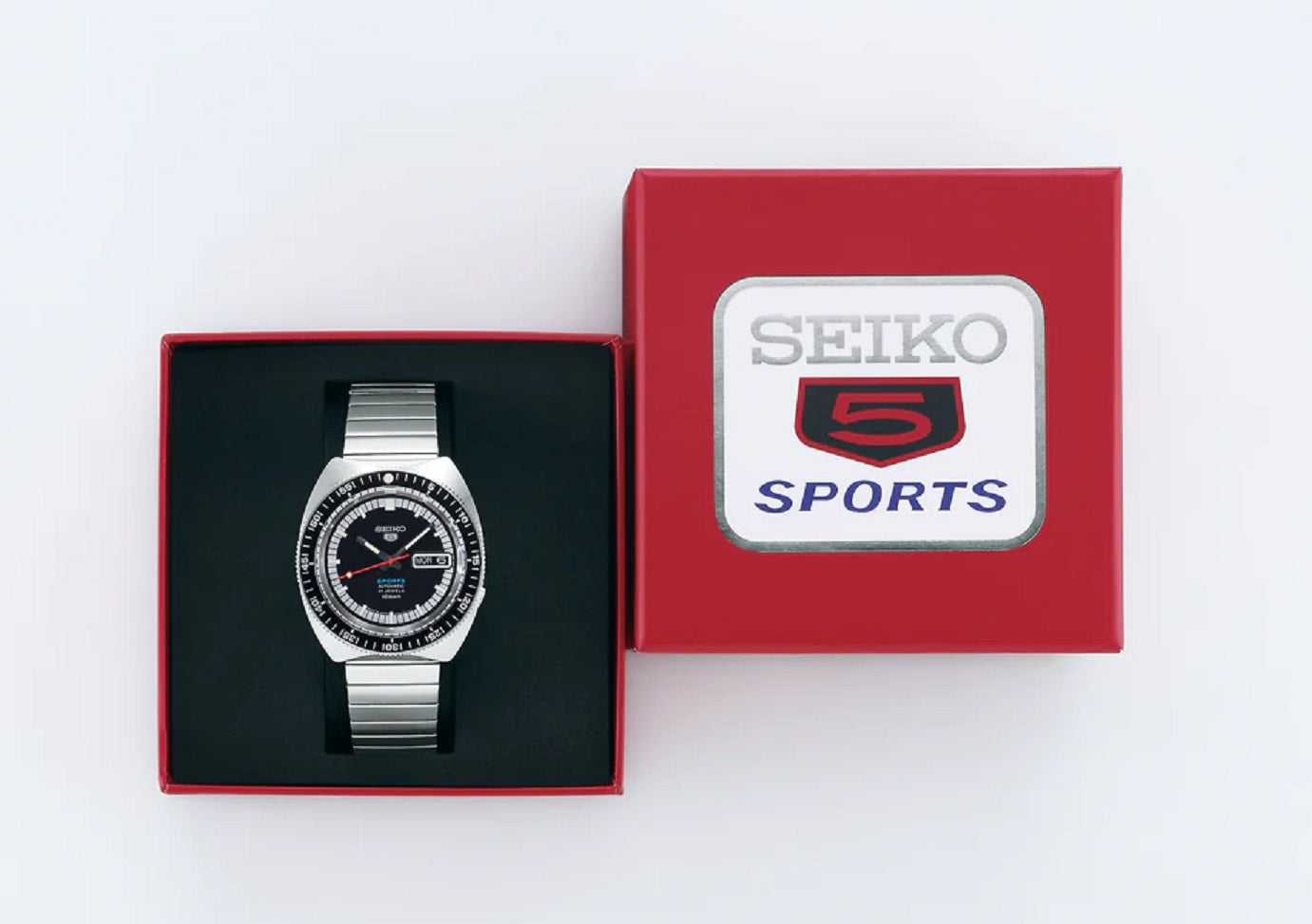Seiko 5 SRPK17K1 Sports 55th Anniversary Limited Ed 1968 Re-creation Automatic Watch for Men-Watch Portal Philippines