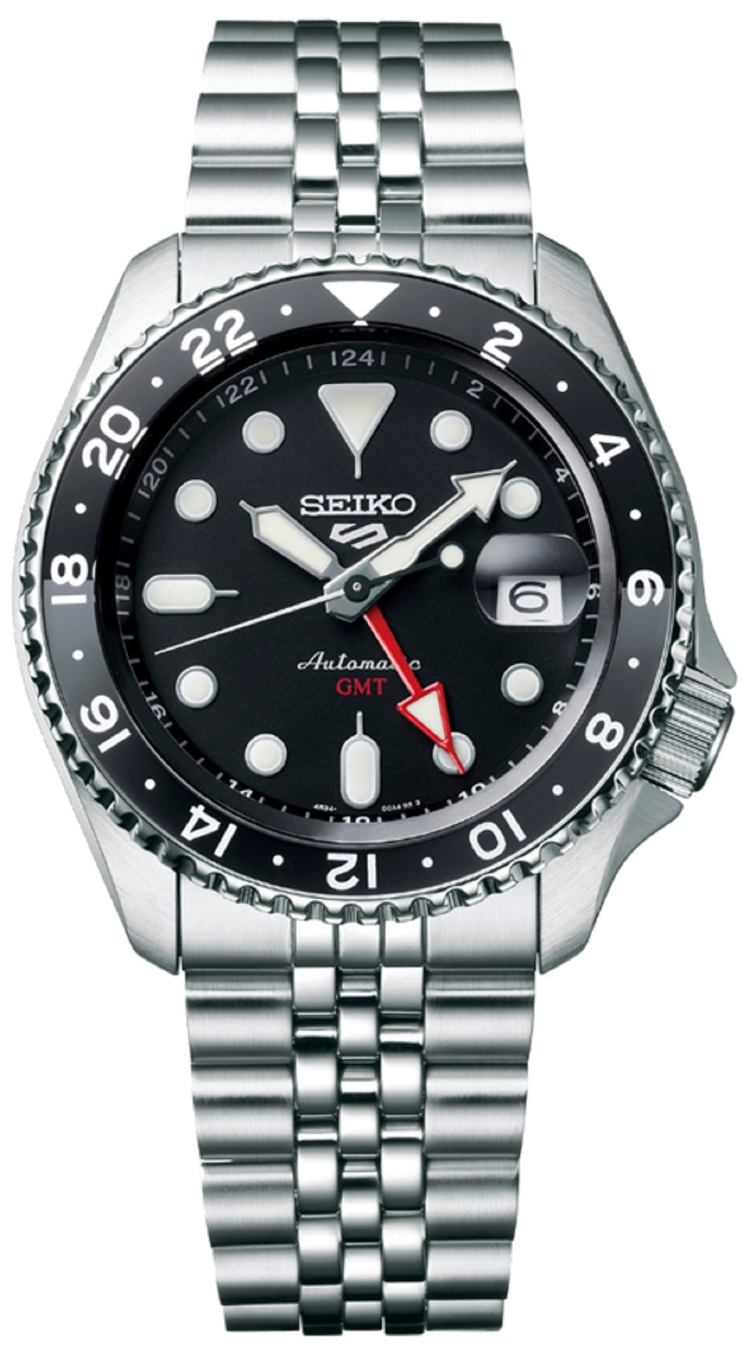 Seiko 5 SSK001K1 Sports Black Grape GMT Automatic Watch for Men-Watch Portal Philippines