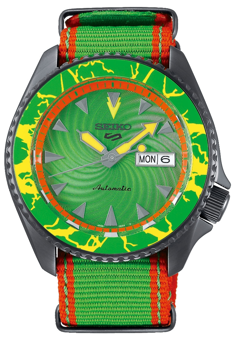 Seiko 5 Street Fighter "Blanka" SRPF23K1 Automatic Watch For Men-Watch Portal Philippines