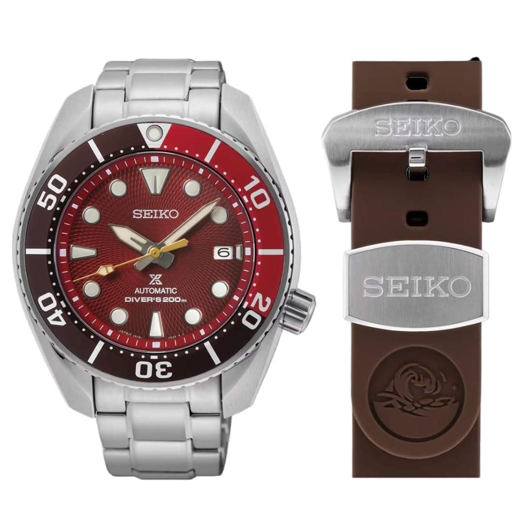 Seiko Agila Philippine Eagle Red Sumo Limited Edition Automatic Prospex SPB345J1-Watch Portal Philippines