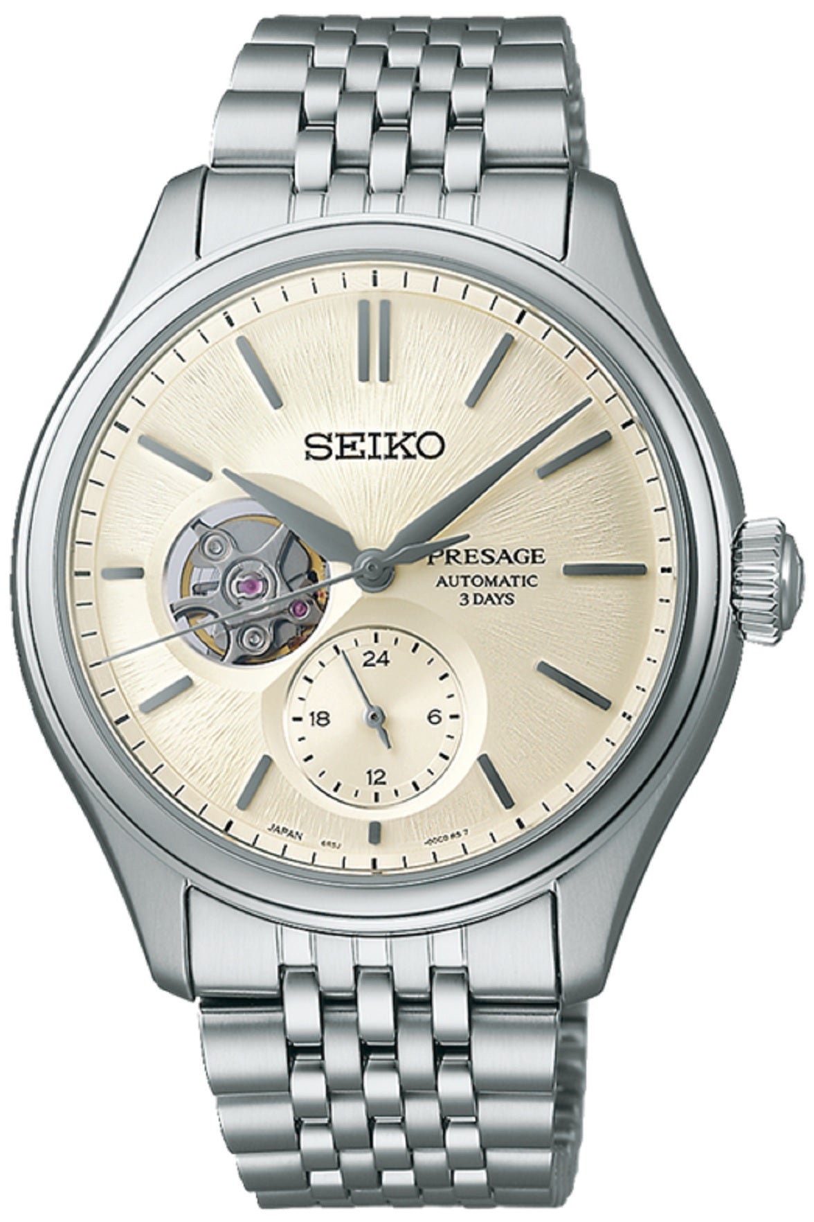 Seiko Presage SPB469J1 "Shiro-iro" Open Heart Classic Series Automatic Watch-Watch Portal Philippines