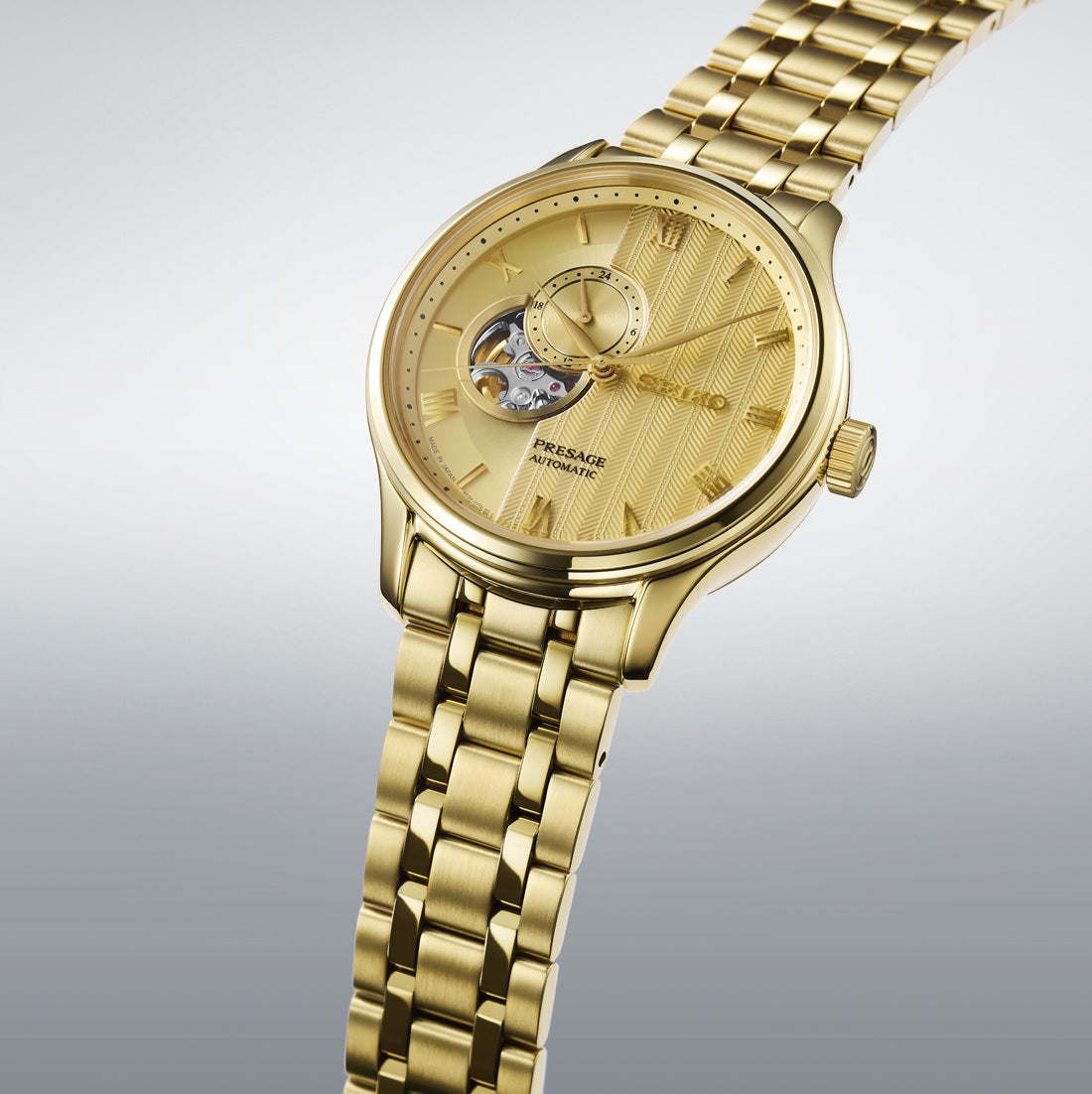 Seiko Presage SSA468J1 "Zen Garden Kyoto Golden Age" Open Heart Automatic Watch-Watch Portal Philippines