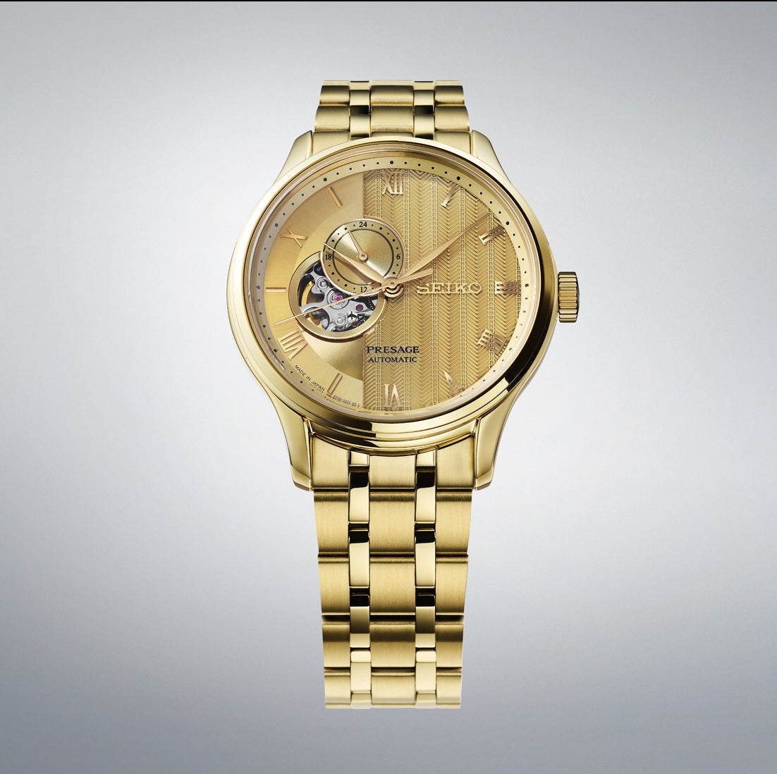 Seiko Presage SSA468J1 "Zen Garden Kyoto Golden Age" Open Heart Automatic Watch-Watch Portal Philippines