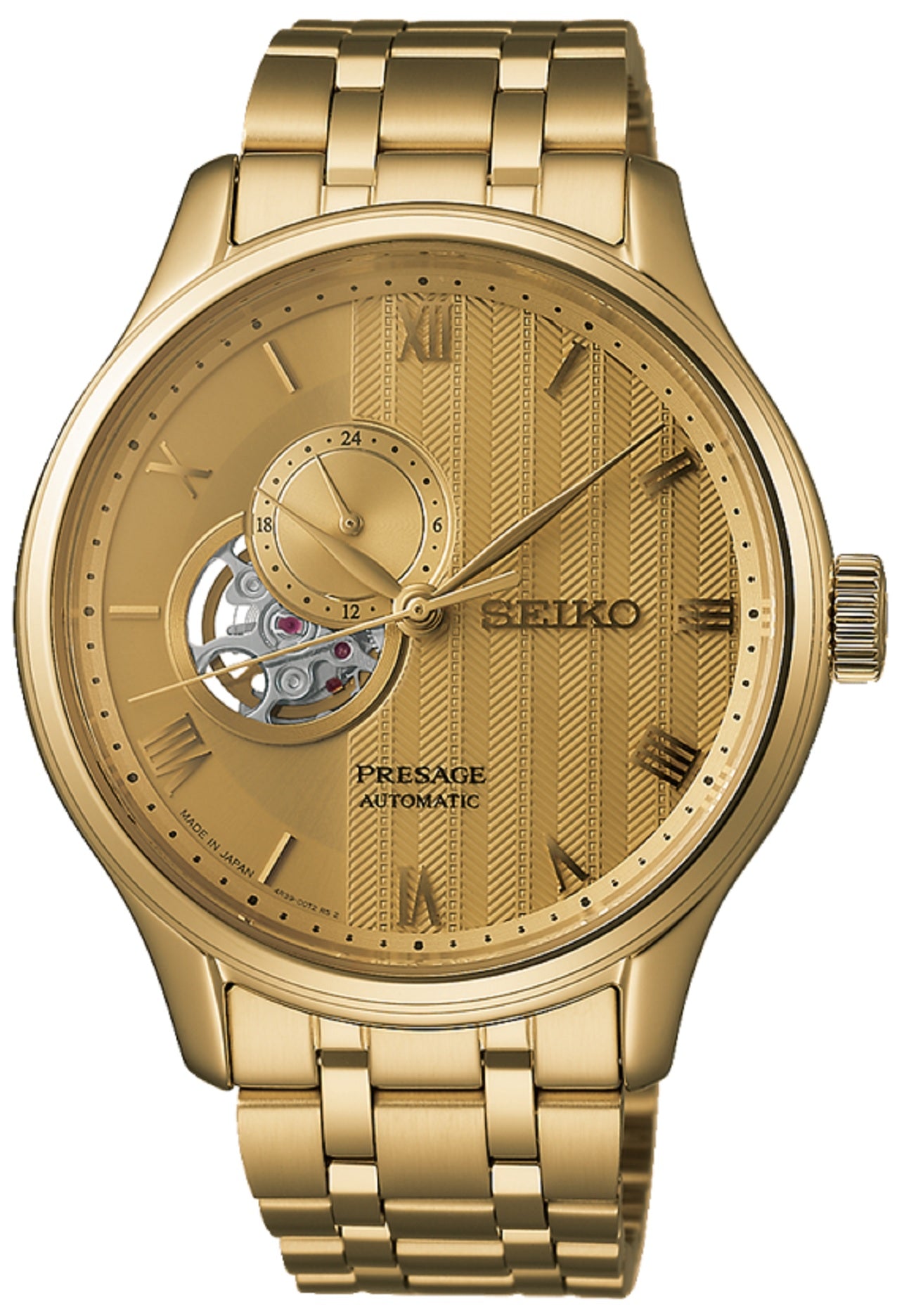 Seiko Presage SSA468J1 "Zen Garden Kyoto Golden Age" Open Heart Automatic Watch-Watch Portal Philippines