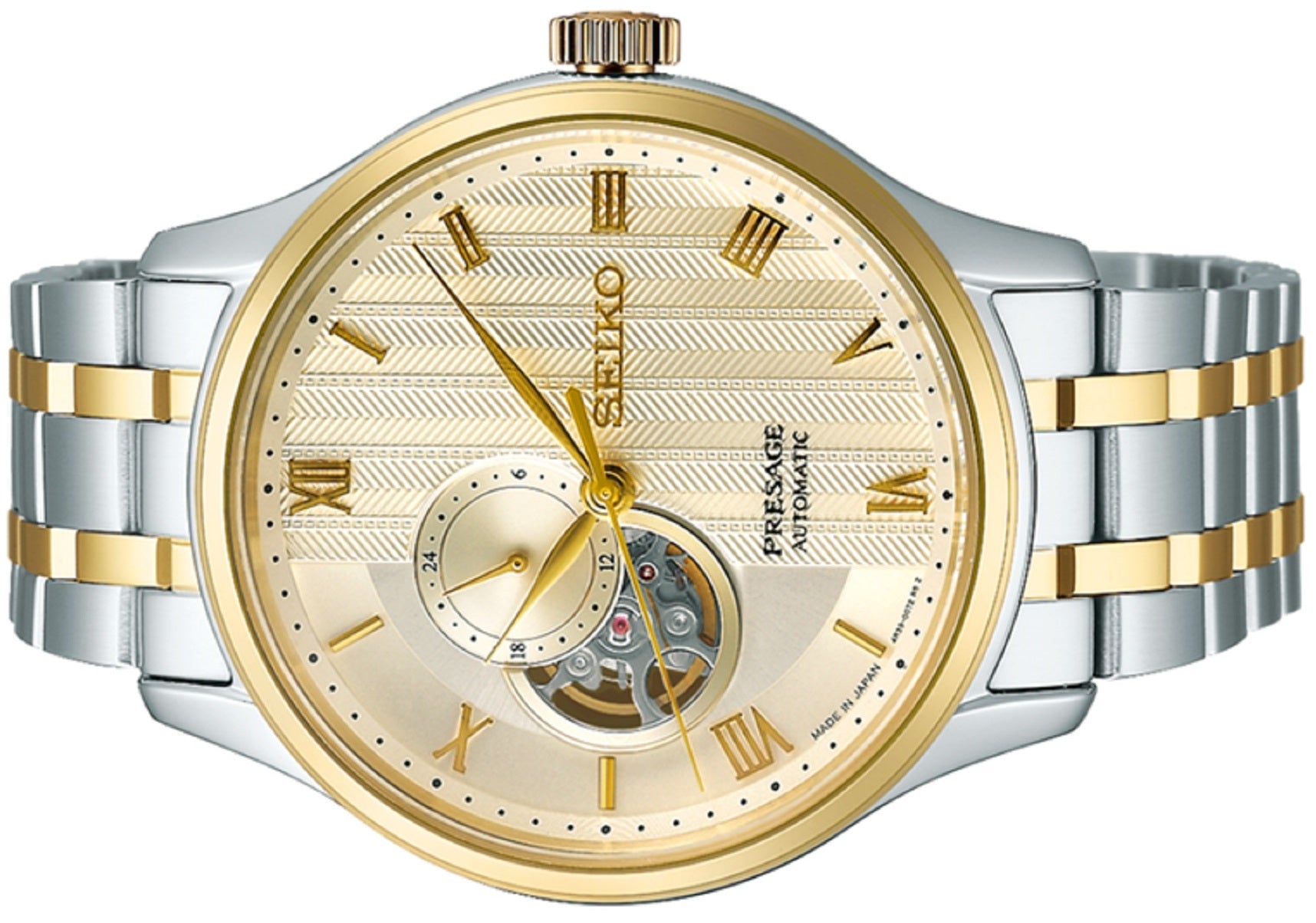 Seiko Presahe SSA464J1 Japanese Zen Garden Open Heart Automatic Watch-Watch Portal Philippines