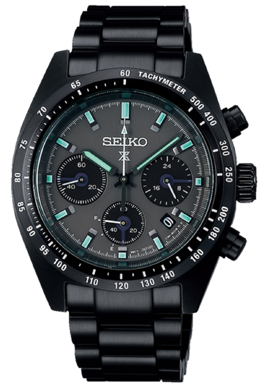 Seiko Prospex Black Series Night Speedtimer Solar Chronograph Watch SSC917P1-Watch Portal Philippines