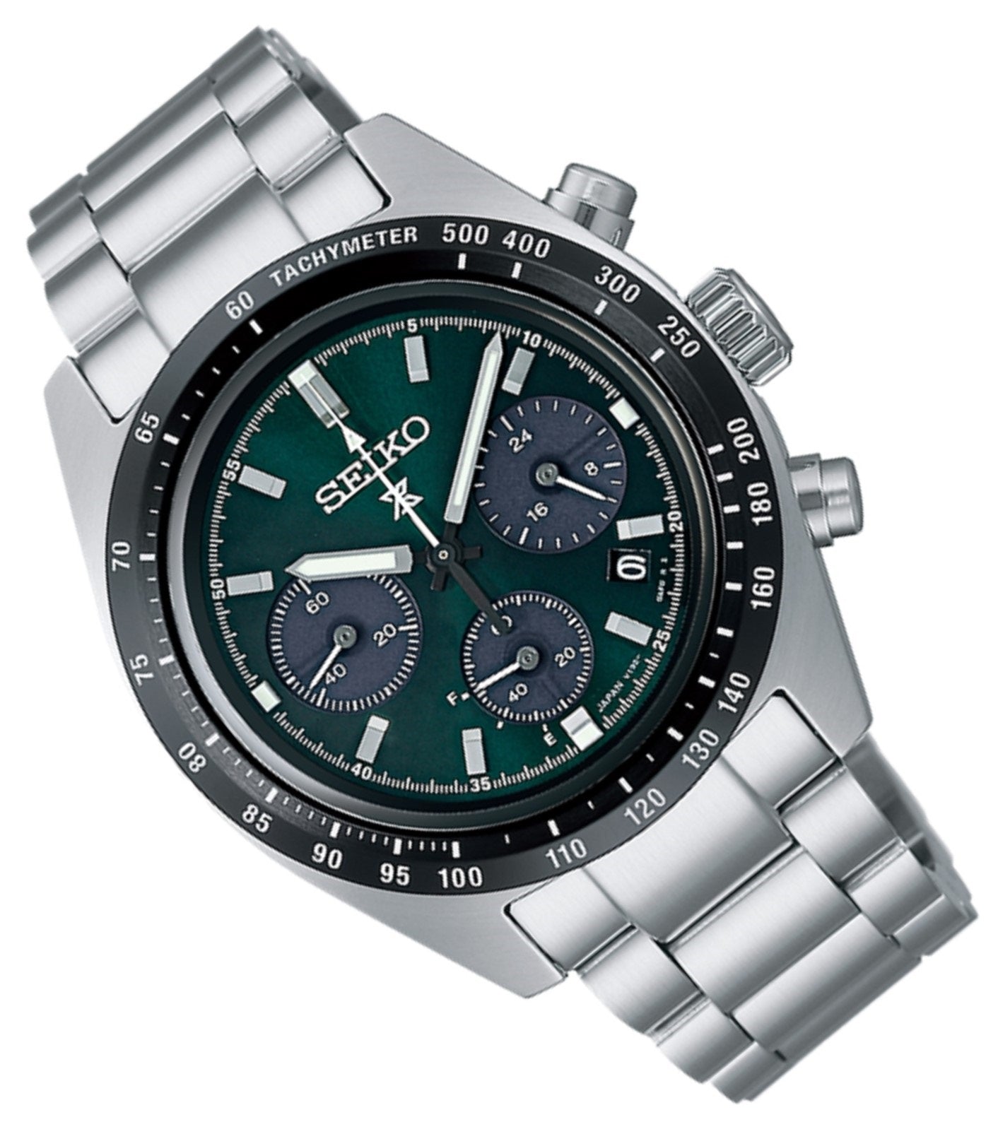 Seiko Prospex SSC933P1 Deep Green Speedtimer Solar Chronograph Watch for Men-Watch Portal Philippines