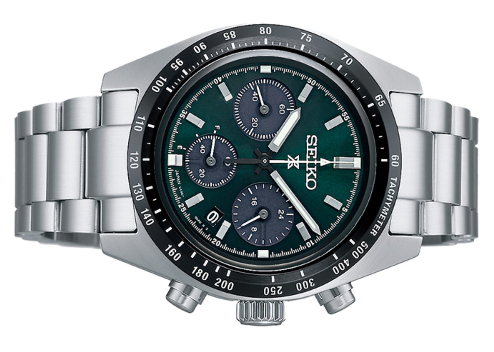 Seiko Prospex SSC933P1 Deep Green Speedtimer Solar Chronograph Watch for Men-Watch Portal Philippines