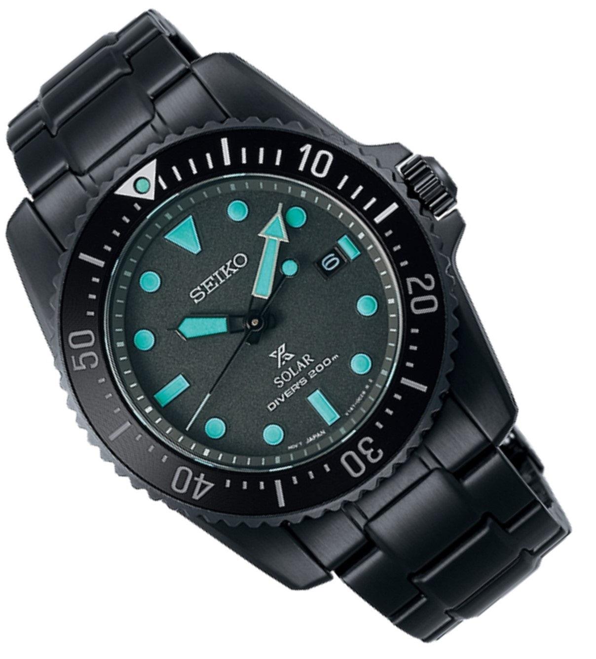 Seiko SNE587P1 Prospex The Black Series Limited Edition Solar Automatic Watch Men-Watch Portal Philippines