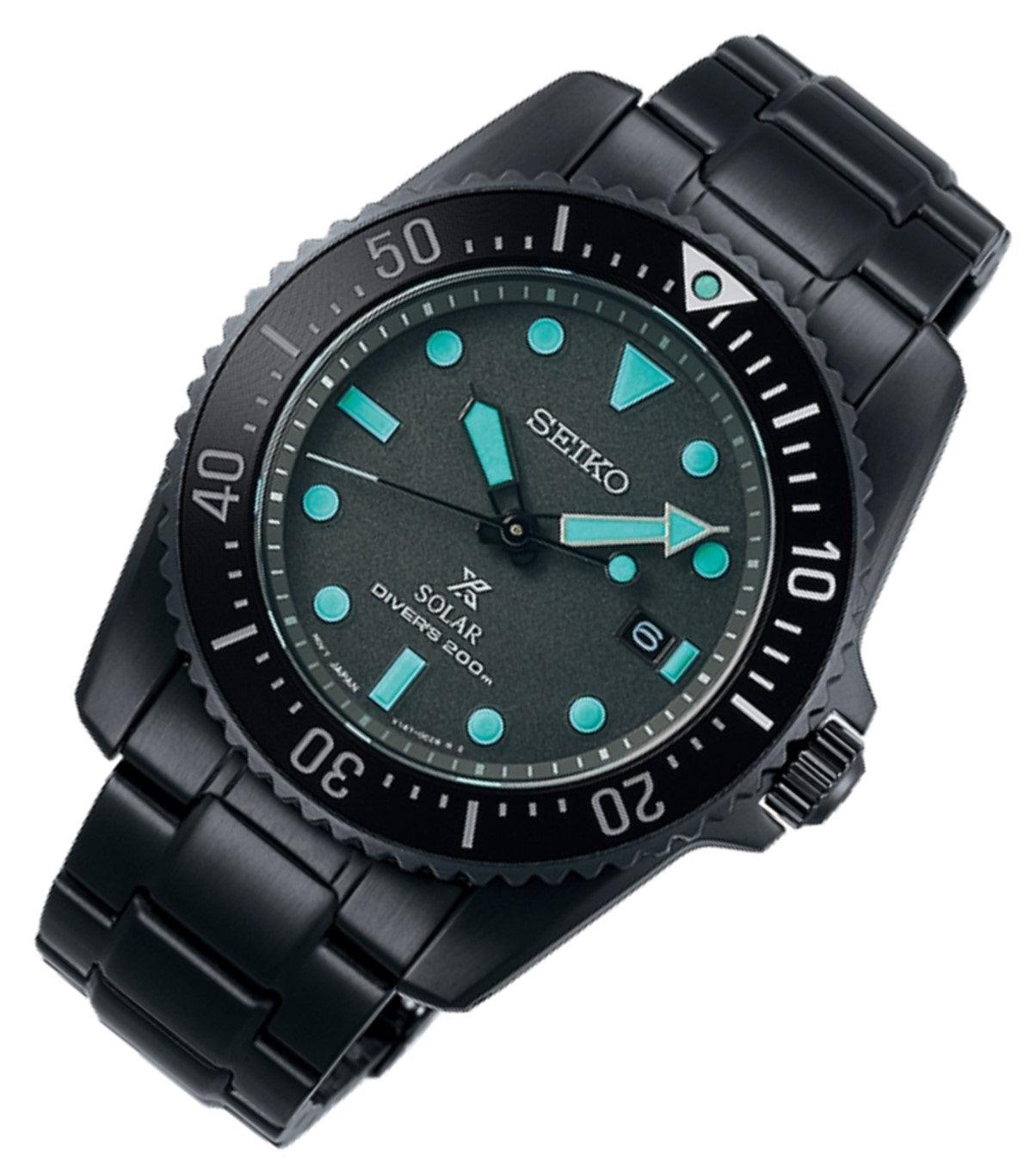 Seiko SNE587P1 Prospex The Black Series Limited Edition Solar Automatic Watch Men-Watch Portal Philippines