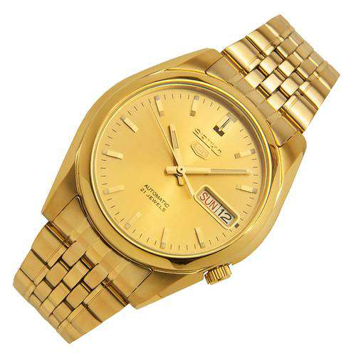 SEIKO SNK366K1 Automatic Gold Stainless Steel Watch for Men-Watch Portal Philippines