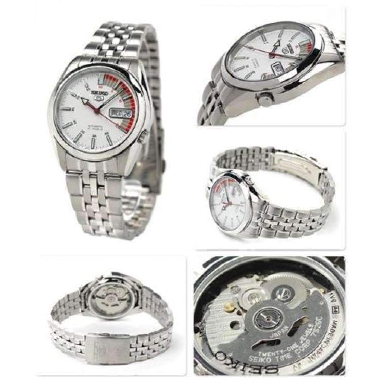 SEIKO SNK369K1 Automatic Silver Stainless Steel Watch for Men-Watch Portal Philippines