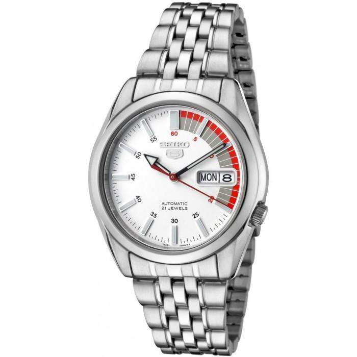 SEIKO SNK369K1 Automatic Silver Stainless Steel Watch for Men-Watch Portal Philippines