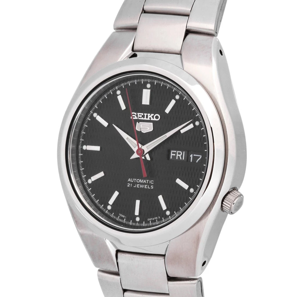 SEIKO SNK607K1 Automatic Silver Stainless Watch for Men-Watch Portal Philippines