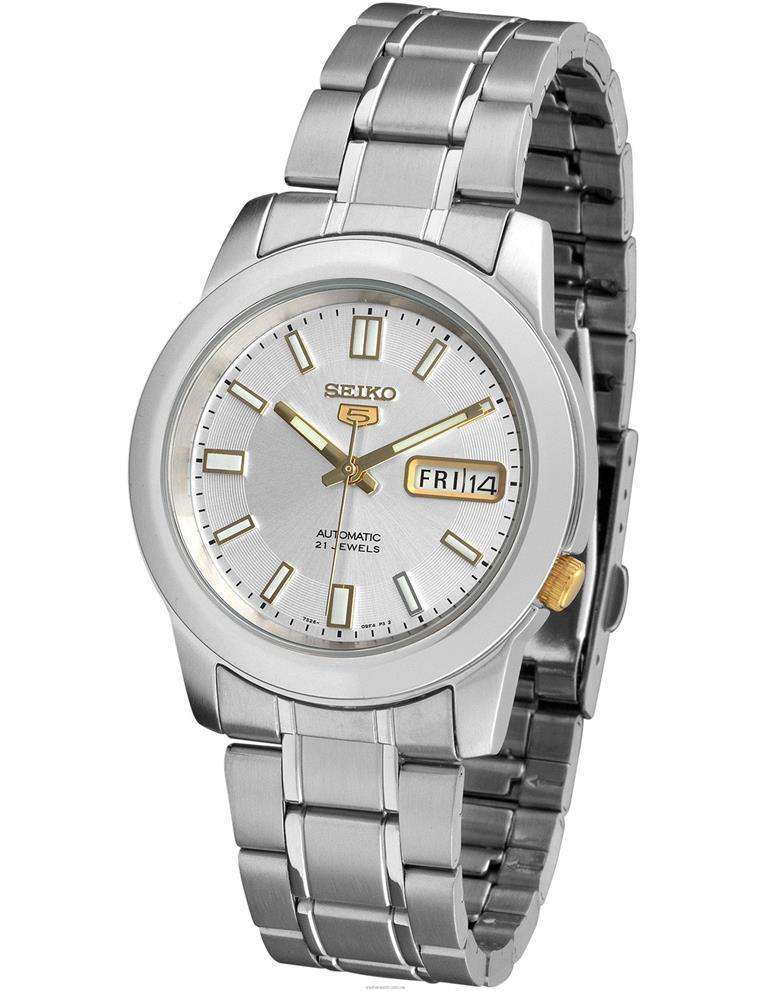 SEIKO SNKK09K1 Automatic Silver Stainles Watch for Men-Watch Portal Philippines