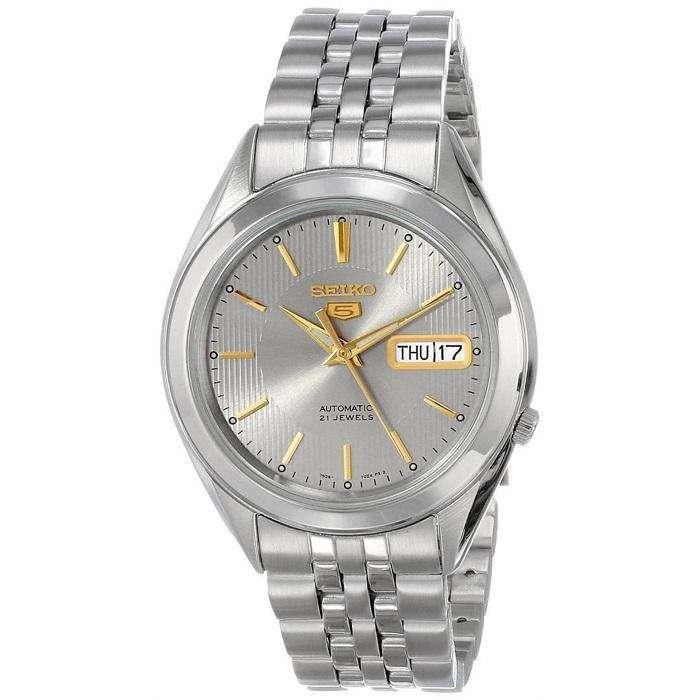 SEIKO SNKL19K1 Automatic Silver Stainless Steel Watch for Men-Watch Portal Philippines