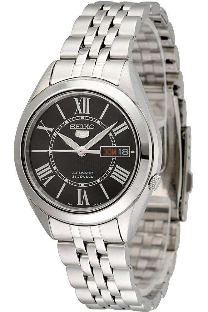 SEIKO SNKL35K1 Automatic Silver Stainless Steel Watch for Men-Watch Portal Philippines