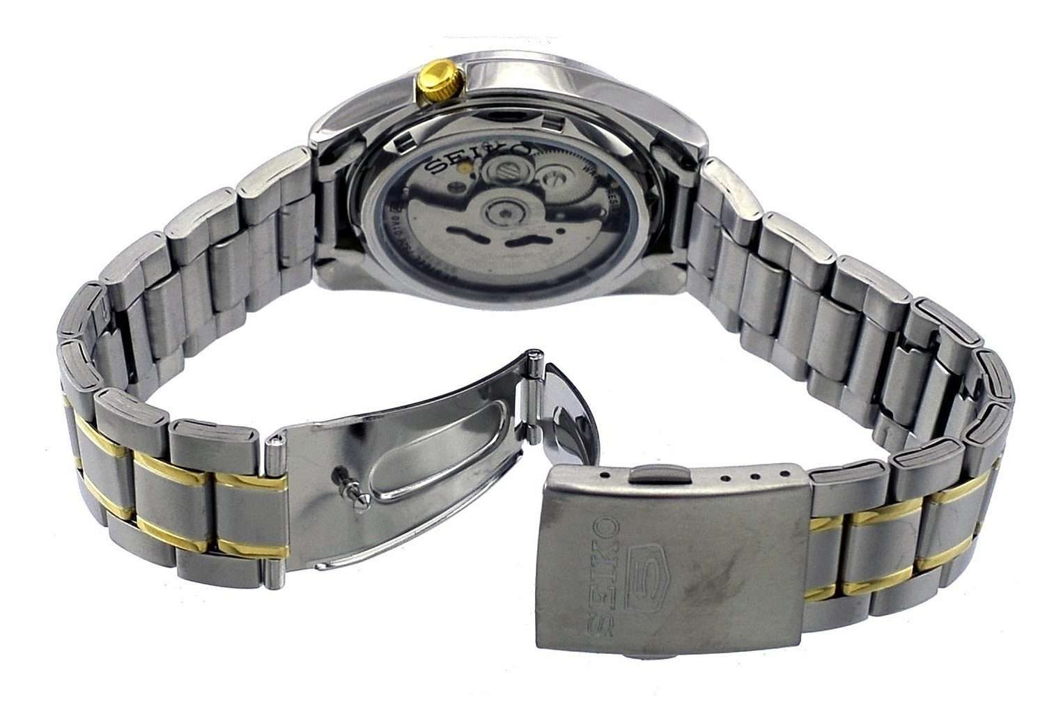 SEIKO SNKL57K1 Automatic Two-Tone Stainless Steel Watch for Men-Watch Portal Philippines