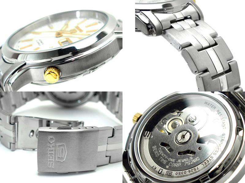 SEIKO SNKL77K1 Automatic Silver Stainless Steel Watch for Men-Watch Portal Philippines