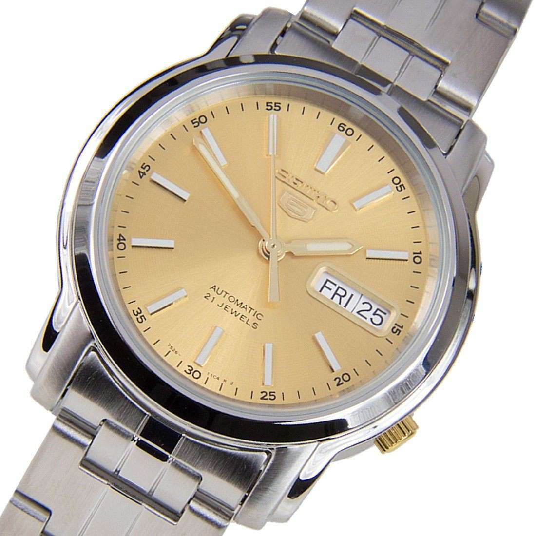 SEIKO SNKL81K1 Automatic Silver Stainless Steel Watch for Men-Watch Portal Philippines