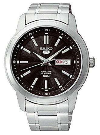 SEIKO SNKM87K1 Automatic Silver Stainless Watch for Men-Watch Portal Philippines